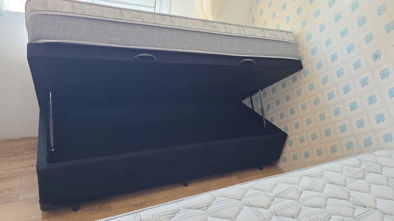 Duas Bases Baú para Cama de Solteiro  - Foto 2