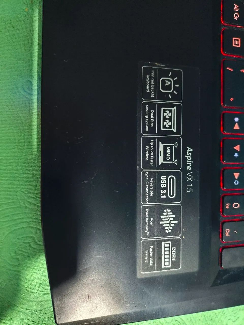 Notebook Gamer Aspire VX 15 - Foto 5