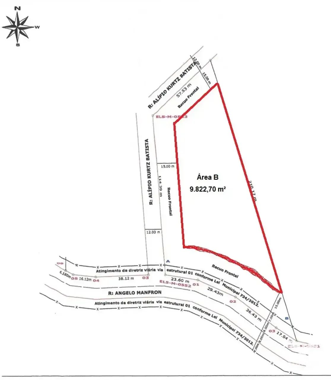 Terreno em CAMPO MAGRO com 9.822,70m² - Foto 4