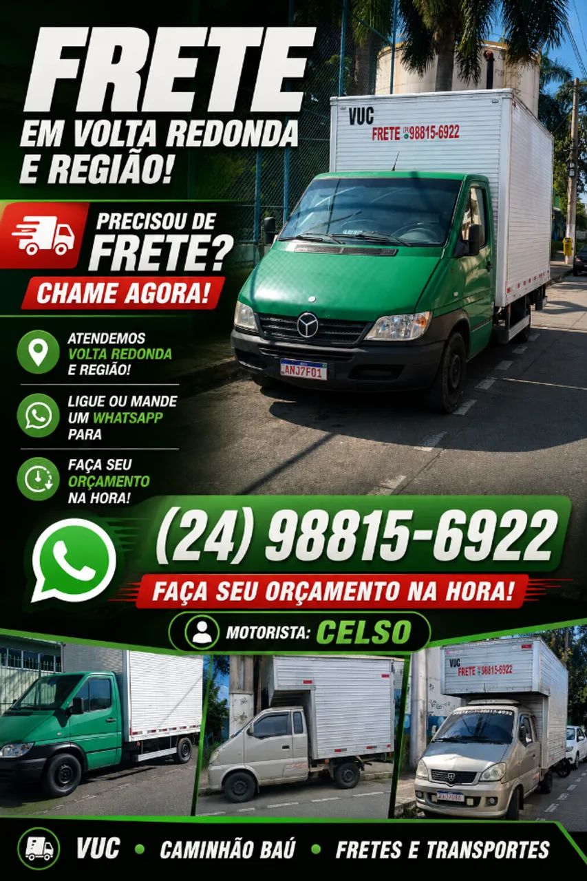 Frete Volta Redonda e Região !