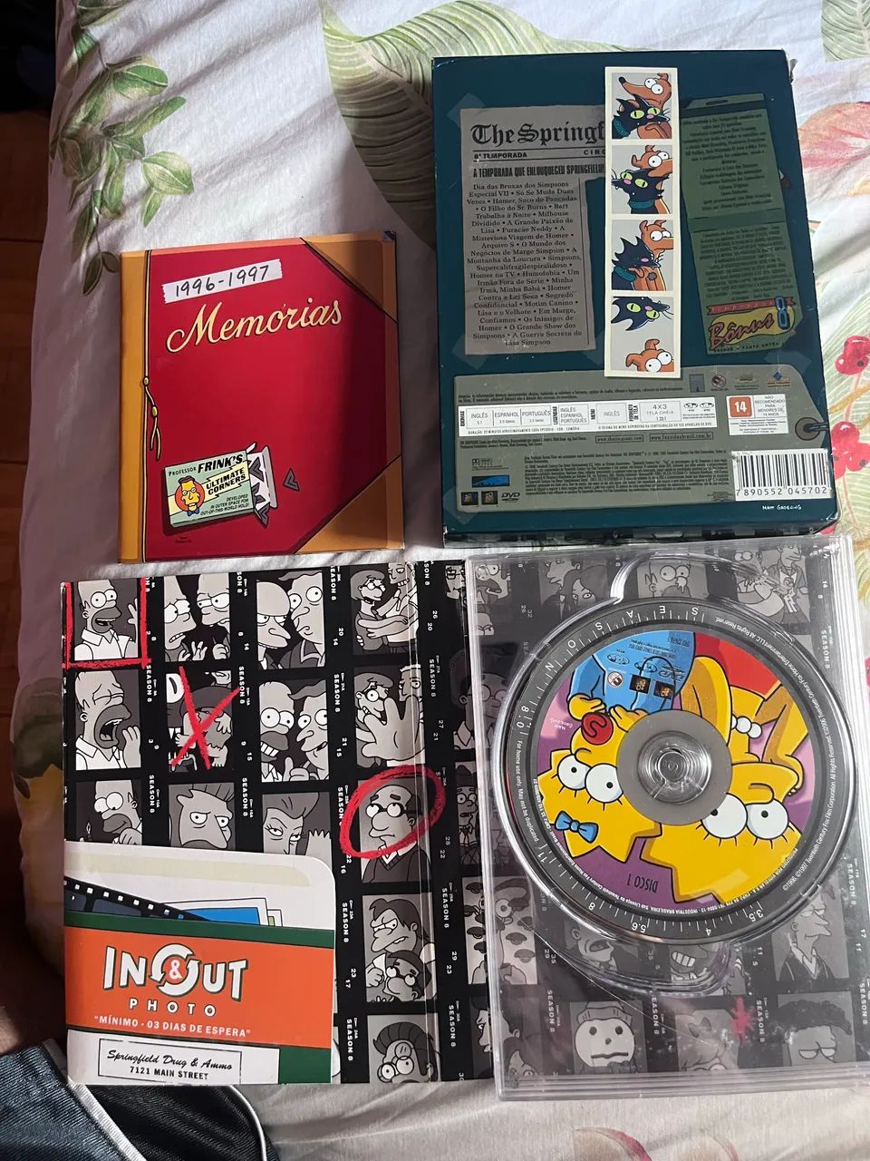 8a temporada Os Simpsons em DVD - CDs, DVDs etc - Parque Peruche
