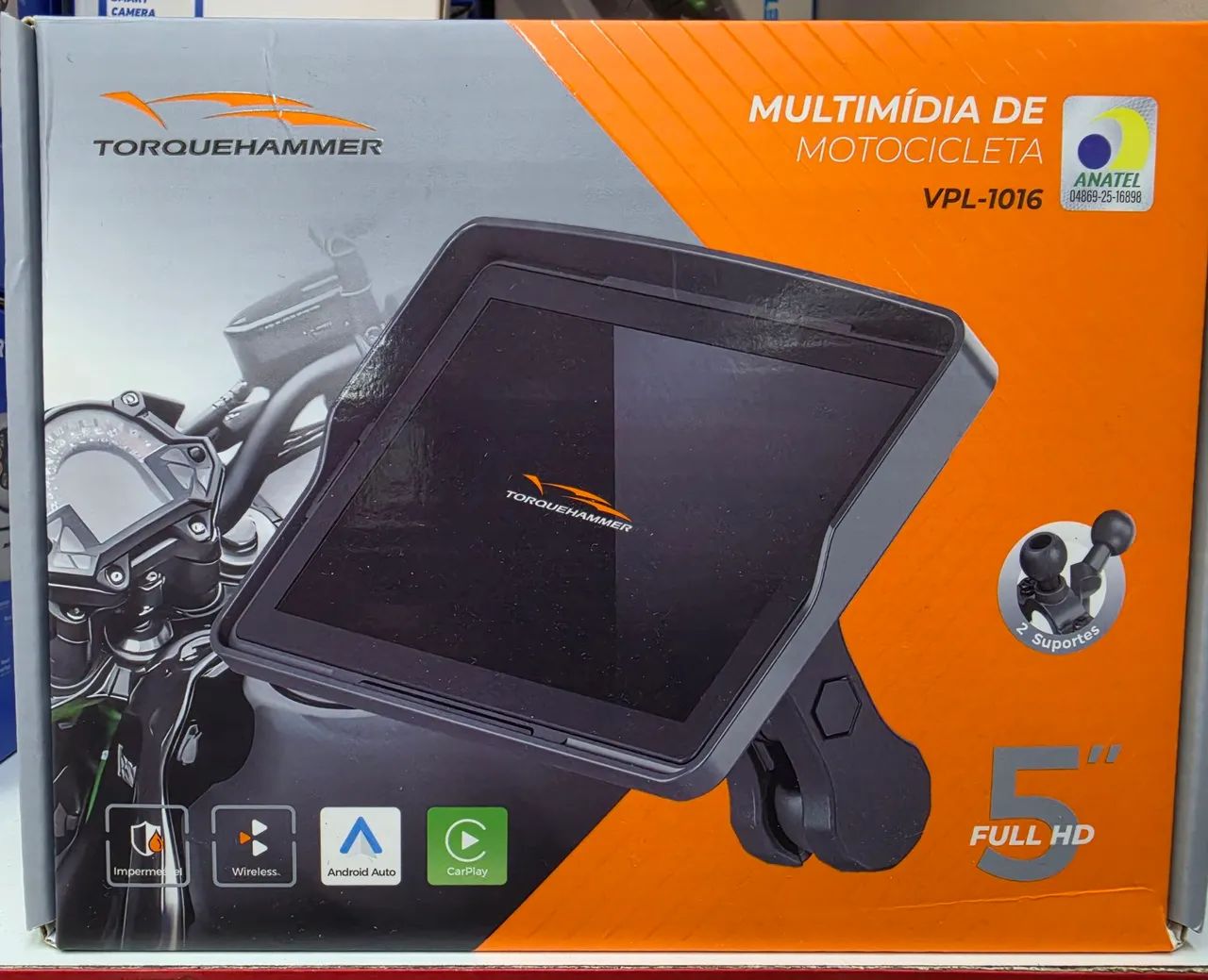 Multimidia Carplay para Moto - Foto 2