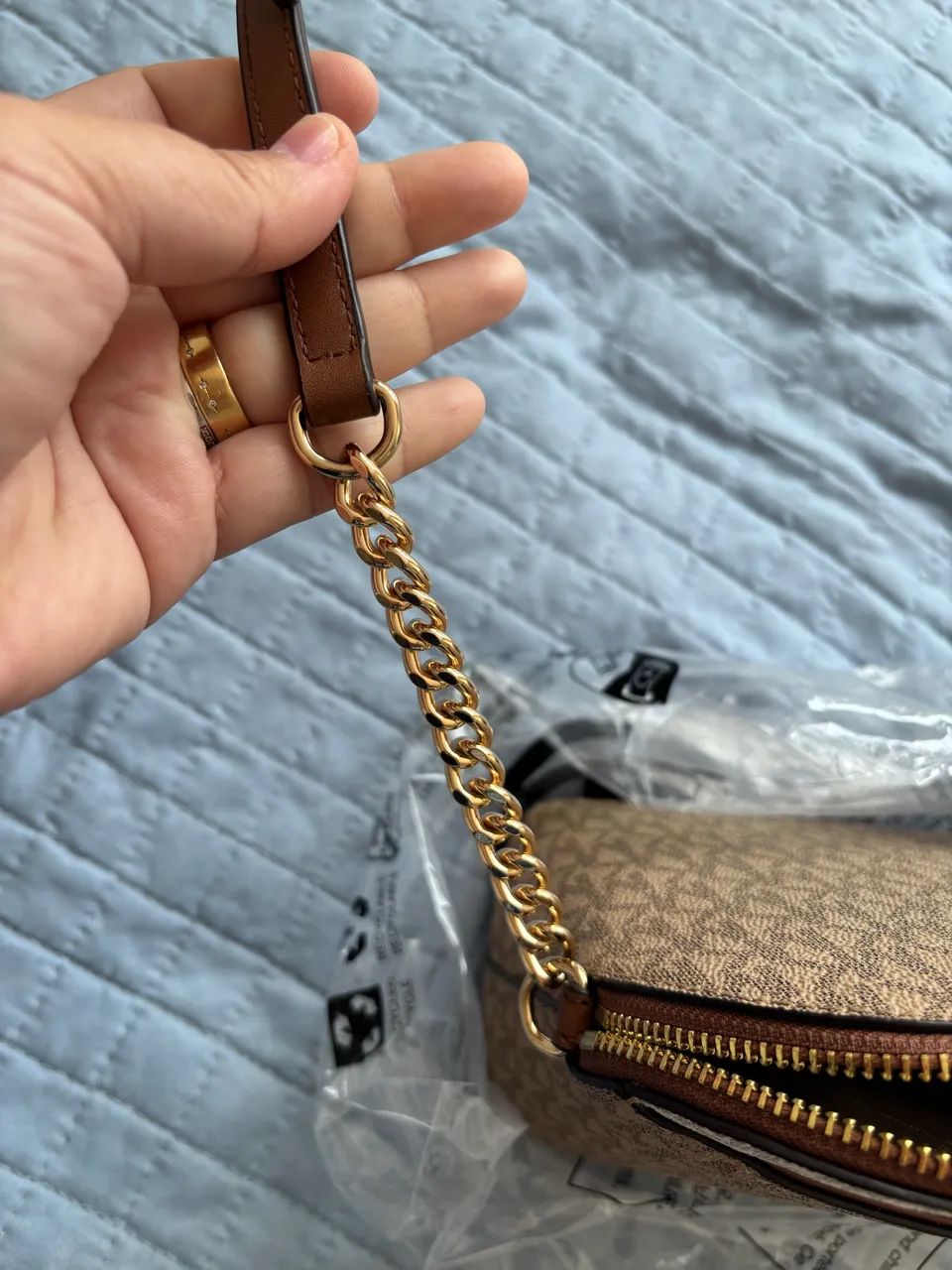 Bolsa Michael Kors canva em 3 tons - Foto 3