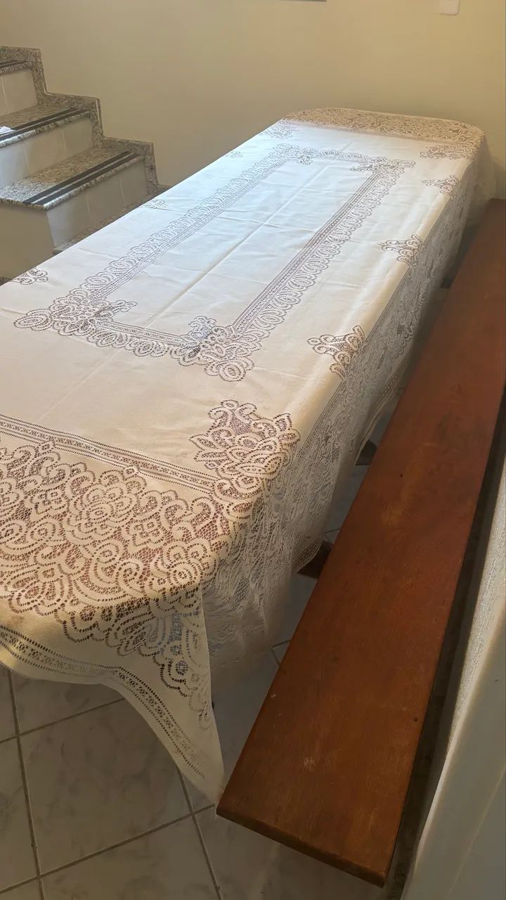 Mesa comprida para área de churrasco  - Foto 2
