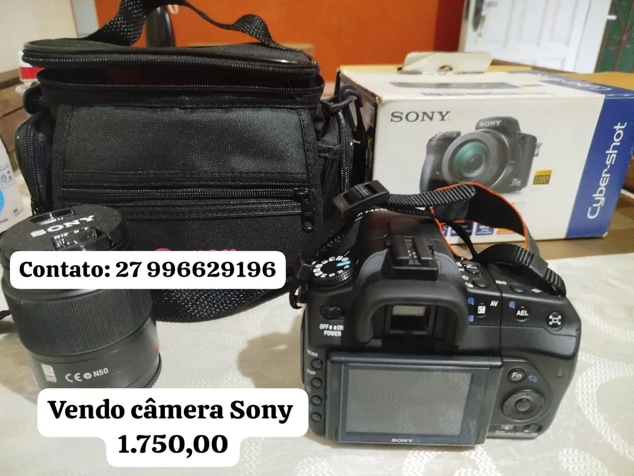 Vendo câmera Sony 