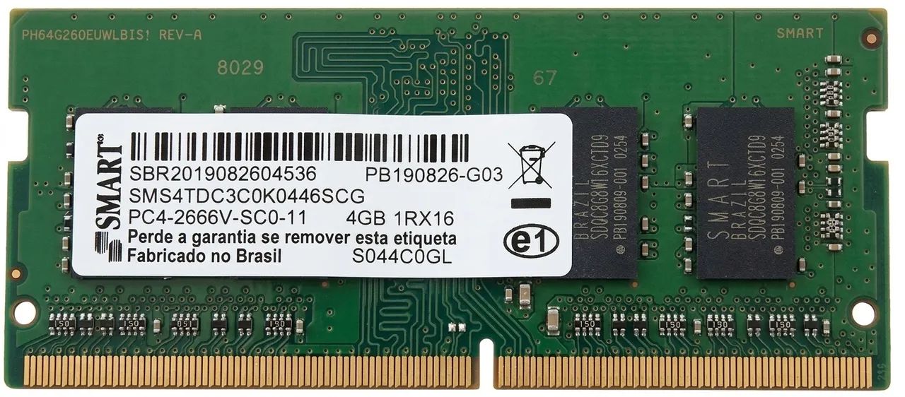 Memoria RAM DDR4 Notebook