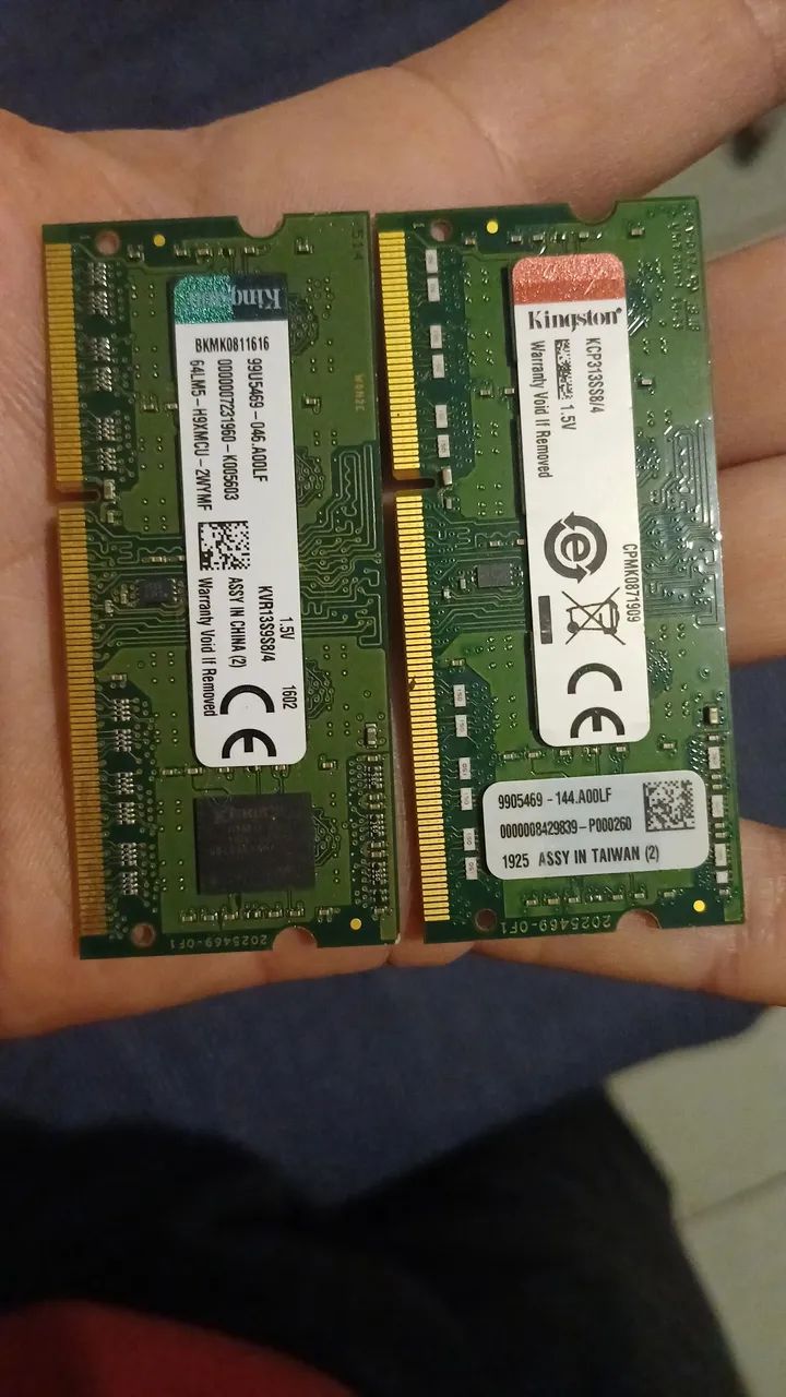 Memória RAM Notebook 2x4 8gb DR3 - Foto 3
