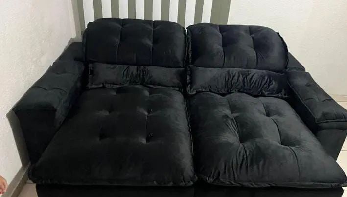Sofás retrátil e reclinável com pillow top  - Foto 2