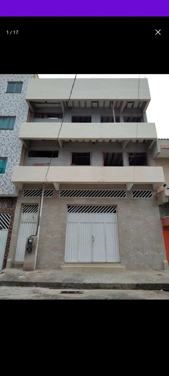 Prédio a venda com 3 andares, 700 M2 com 8 apartamentos e 1 loja