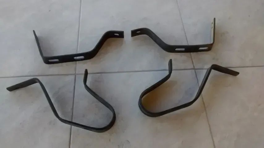 Antigo Jogo De Suporte Dos Para-choques Do Dkw Belcar Rio 65 (Usado) - Foto 5