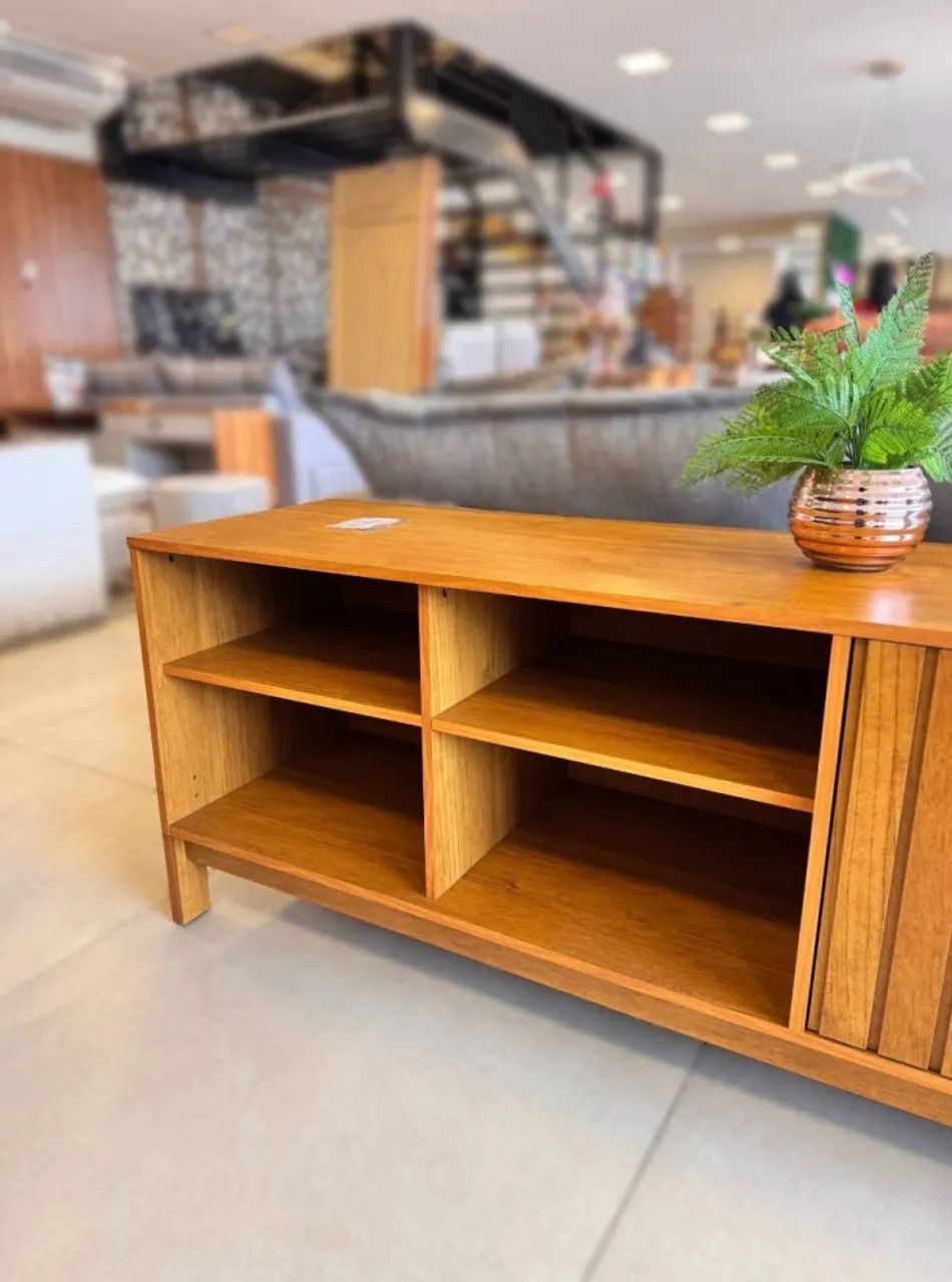 Rack Bancada Holanda Permobili 100% MDF, para TVs até 70 Polegadas - Entrega Imediata; - Foto 5