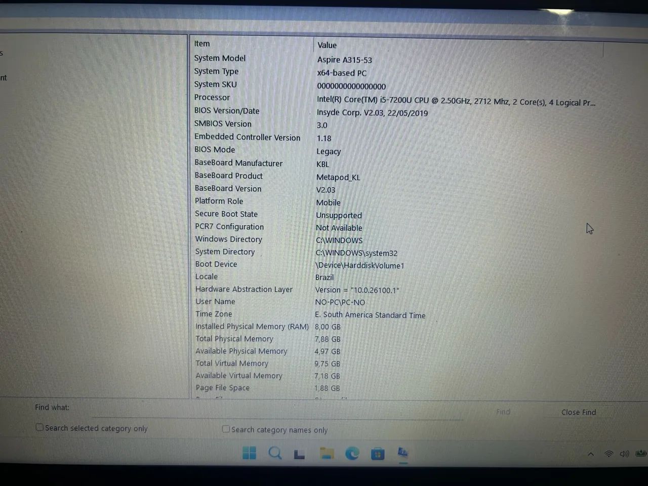 Acer Aspire 3 A315-53-52ZZ