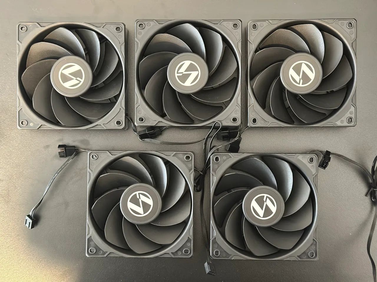 Kit 5 Fans Lian Li 120mm Reverse