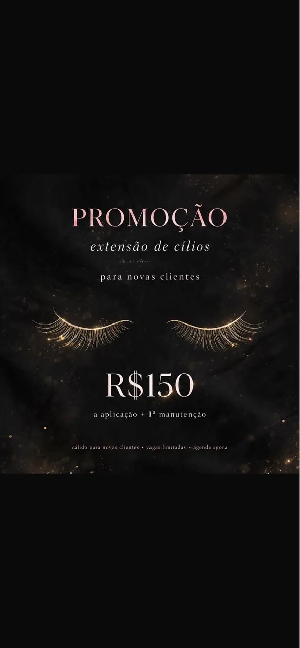 Extensão de cílios 