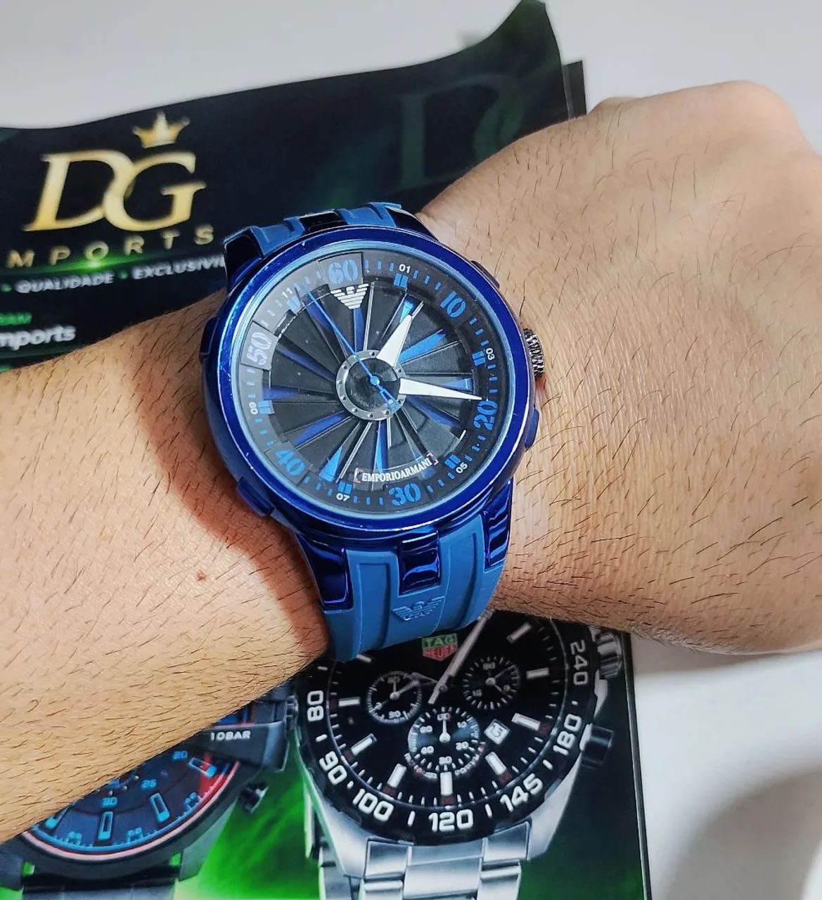Relógio Armani giratório  - Foto 4