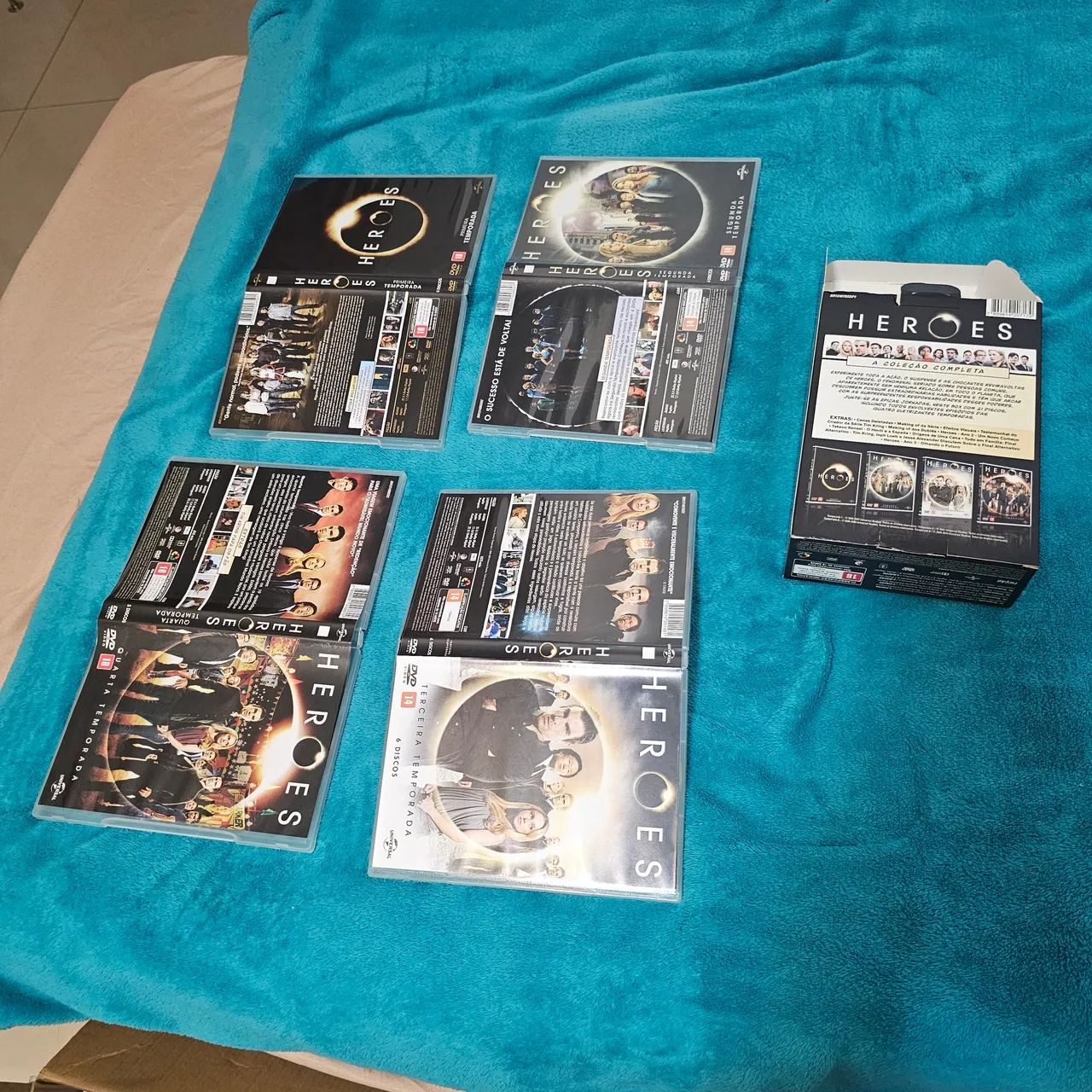Box serie heroes a coleção completa todas as quatro temporadas