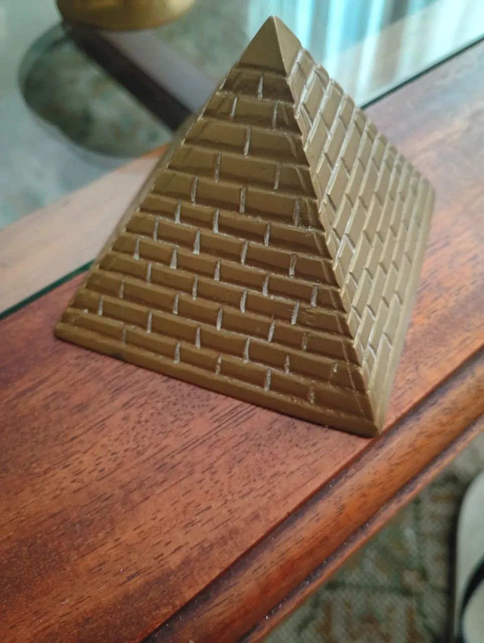 Piramide de bronze vintage  - Foto 2