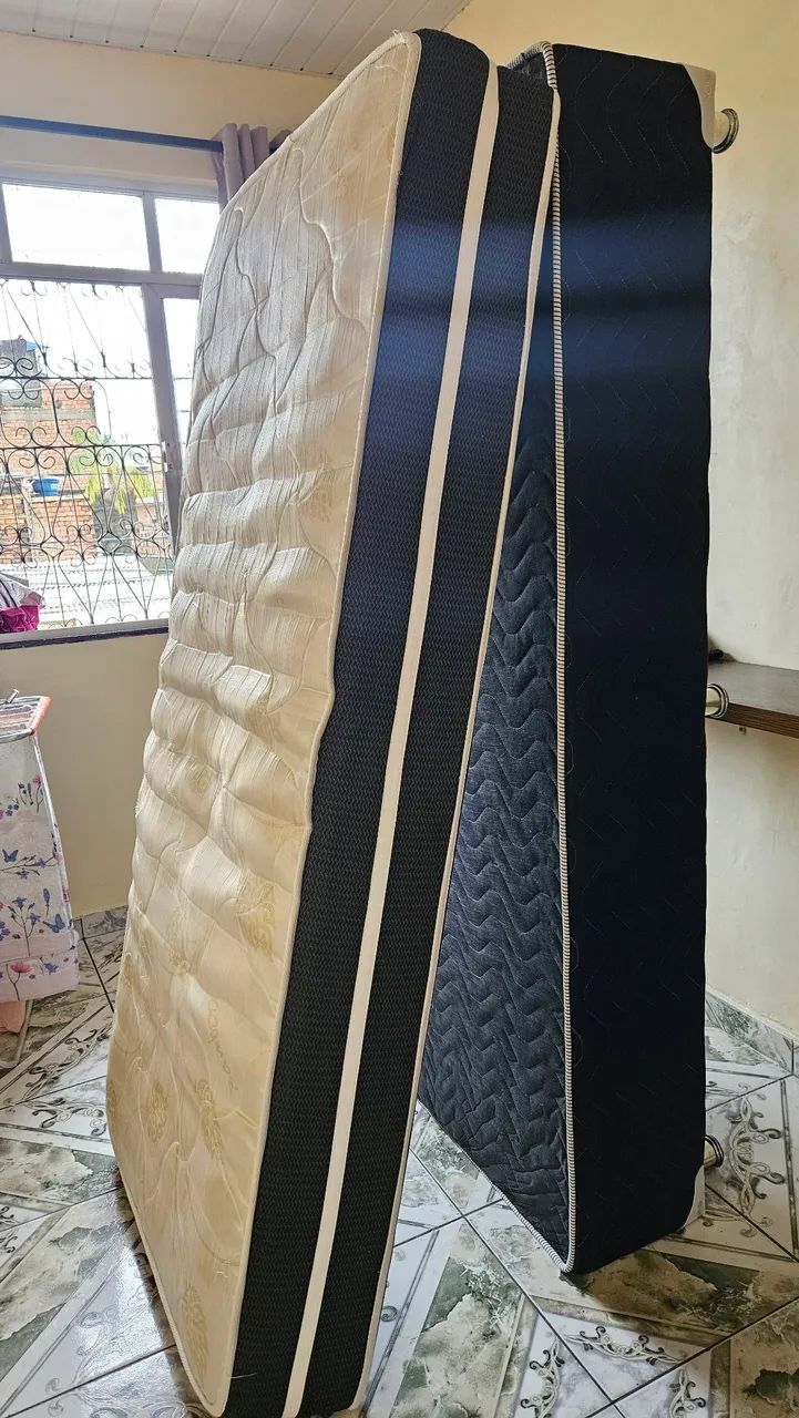 Cama box solteiro molas ensacadas  - Foto 4