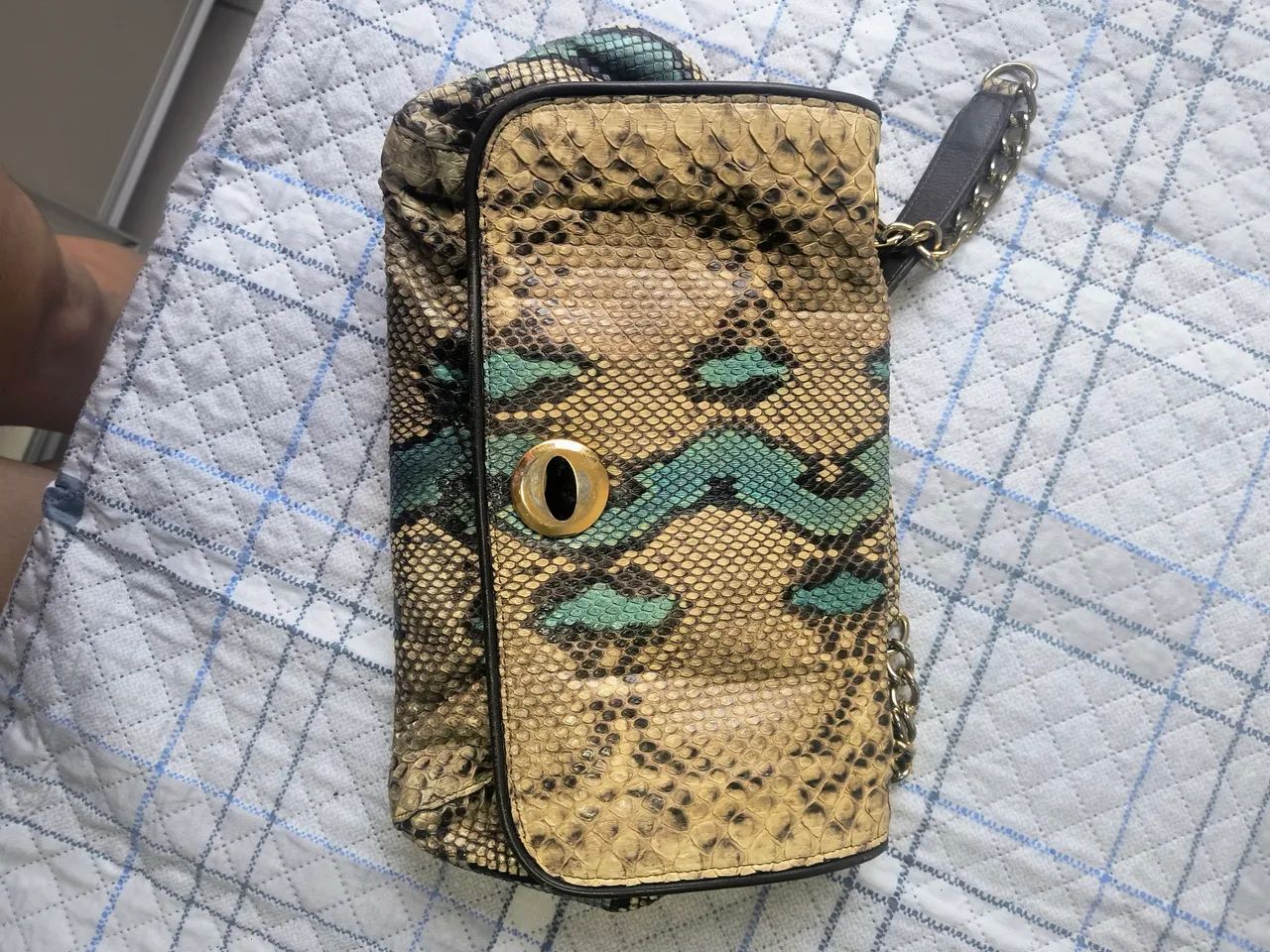 Bolsa de python Armelin  - Foto 5