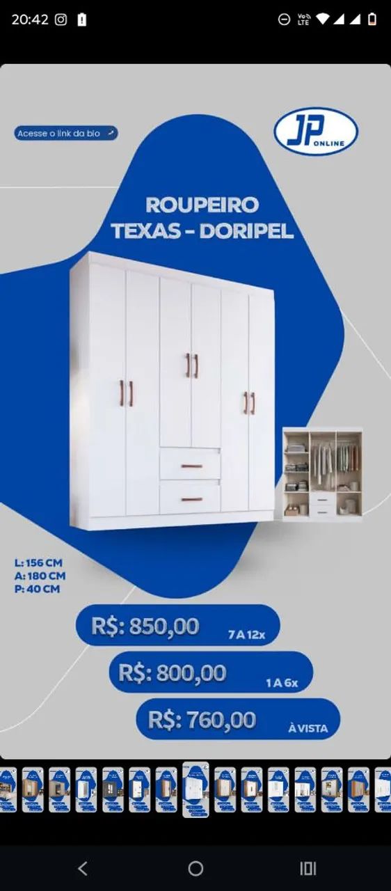 Vendo guarda roupa 