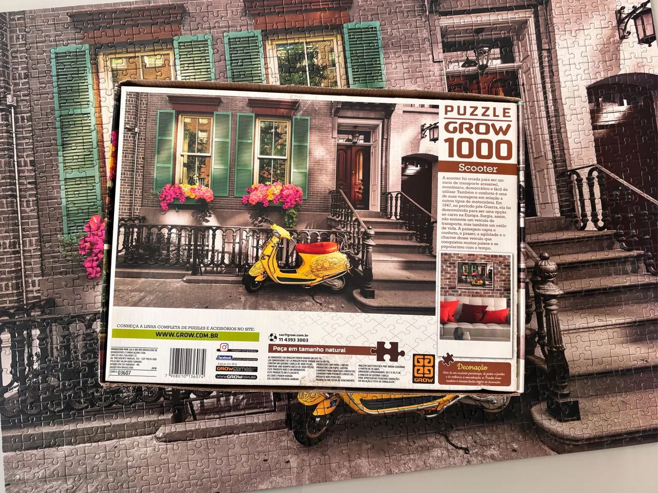 Quebra-Cabeça Grow Scooter 1000 Peças - Completo - Foto 4