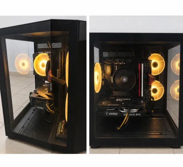 PC Gamer Ryzen 5 5500 + RTX 3050 8Gb - Pouco usado