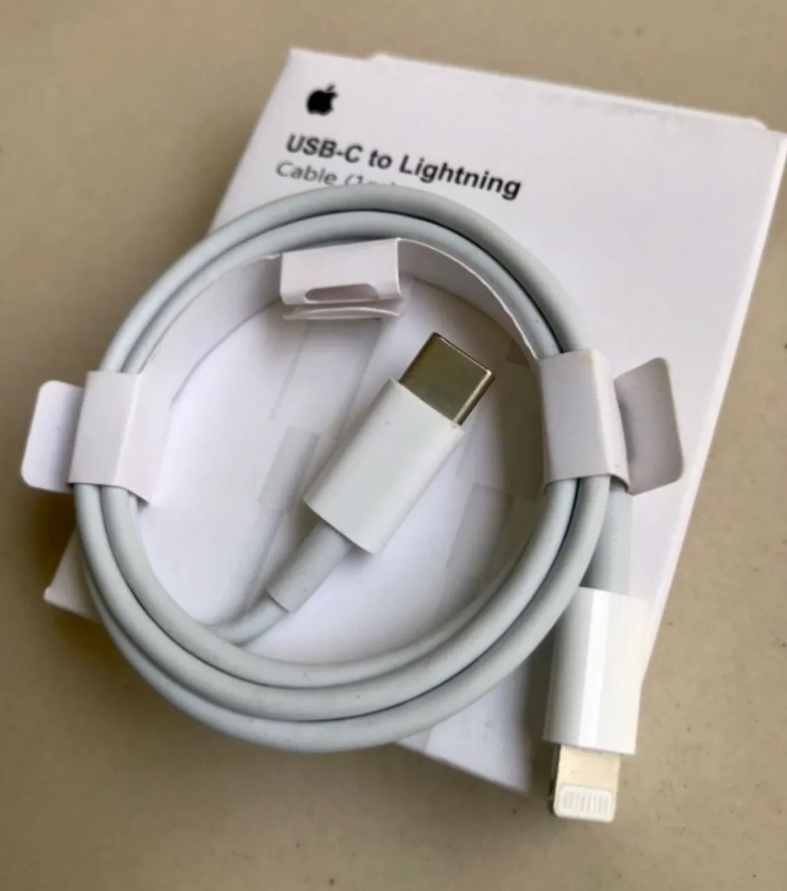 Cabo iPhone Lightning USB-C da Apple Novo - 3 meses de Garantia - Foto 3