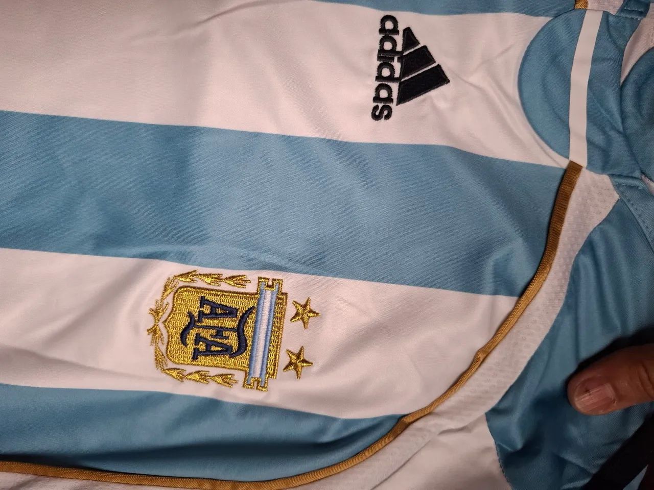 Camisa Argentina Retrô 2006 Messi 19 Nova c/ Etiqueta - Roupas