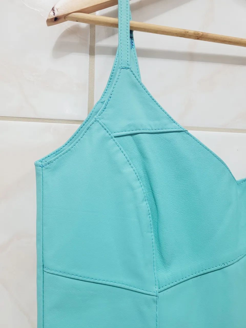 Blusa couro legítimo nova  - Foto 3