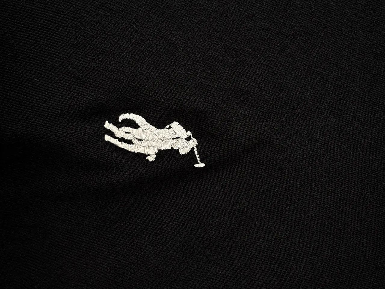 CAMISA RALPH LAUREN PRETA, PONY BRANCO - Foto 2