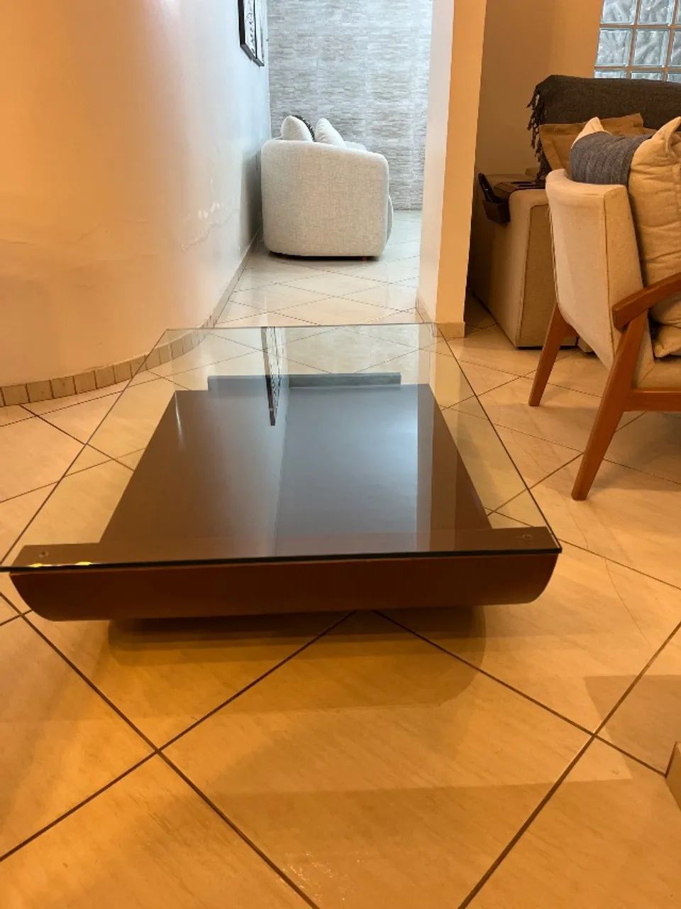 mesa de centro moderna, Quebrangulo-Cidade alta, Metragem 1,20 por 0,80 cm - Foto 2