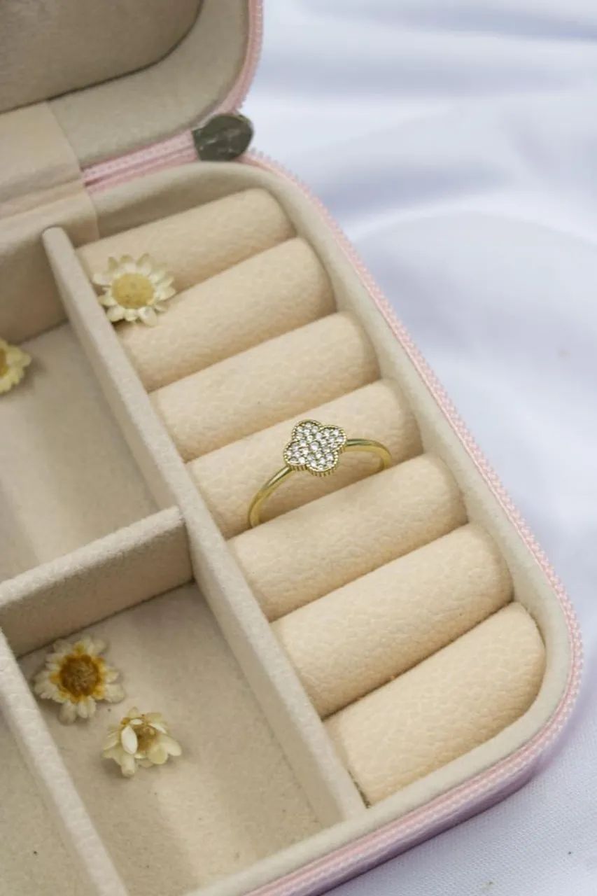 Anel Feminino Estilo Van Cleef - Acabamento de Joalheria - Foto 2