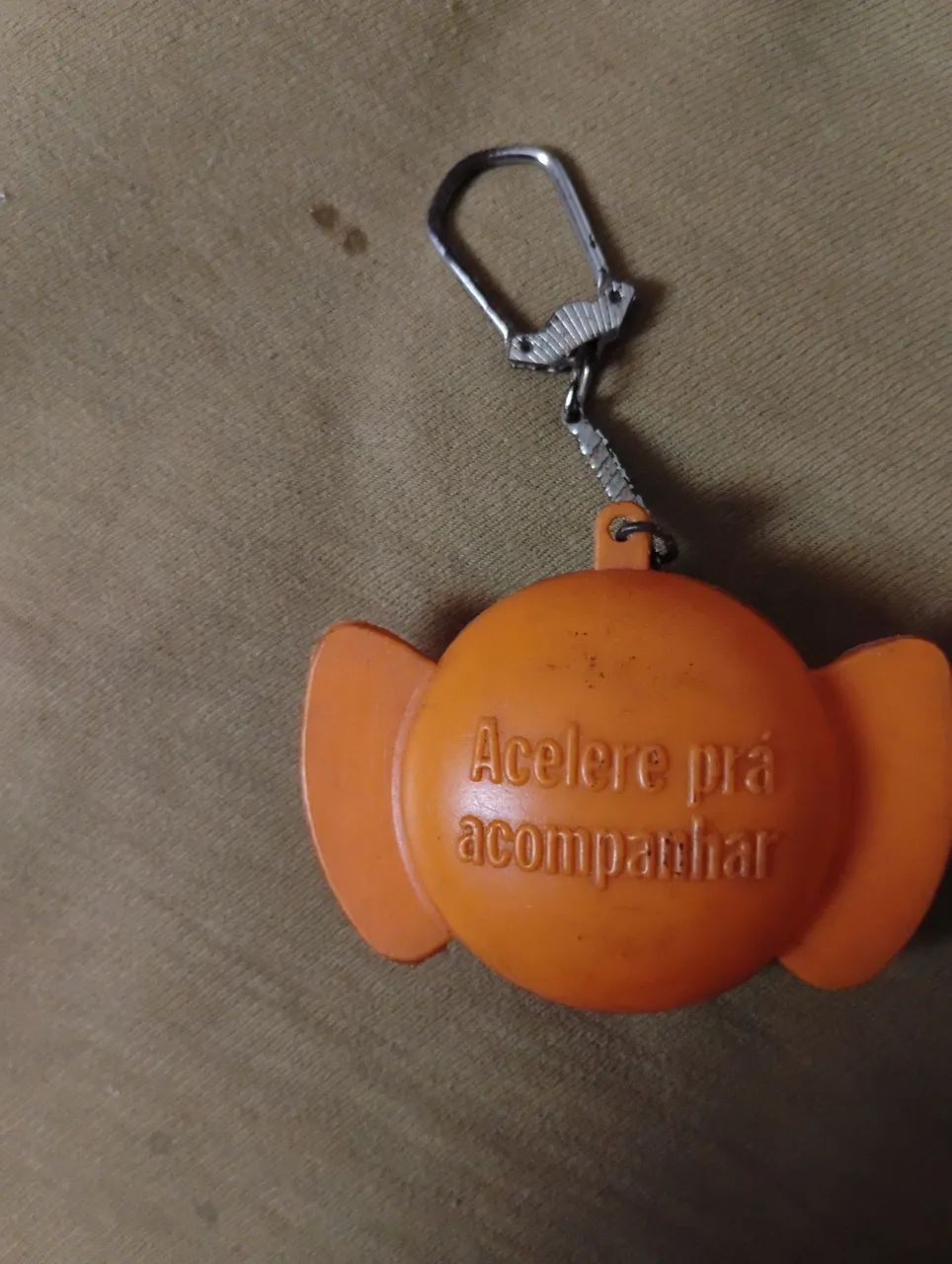 Chaveiro antigo elefantinho da Shell mascote em plástico  - Foto 2