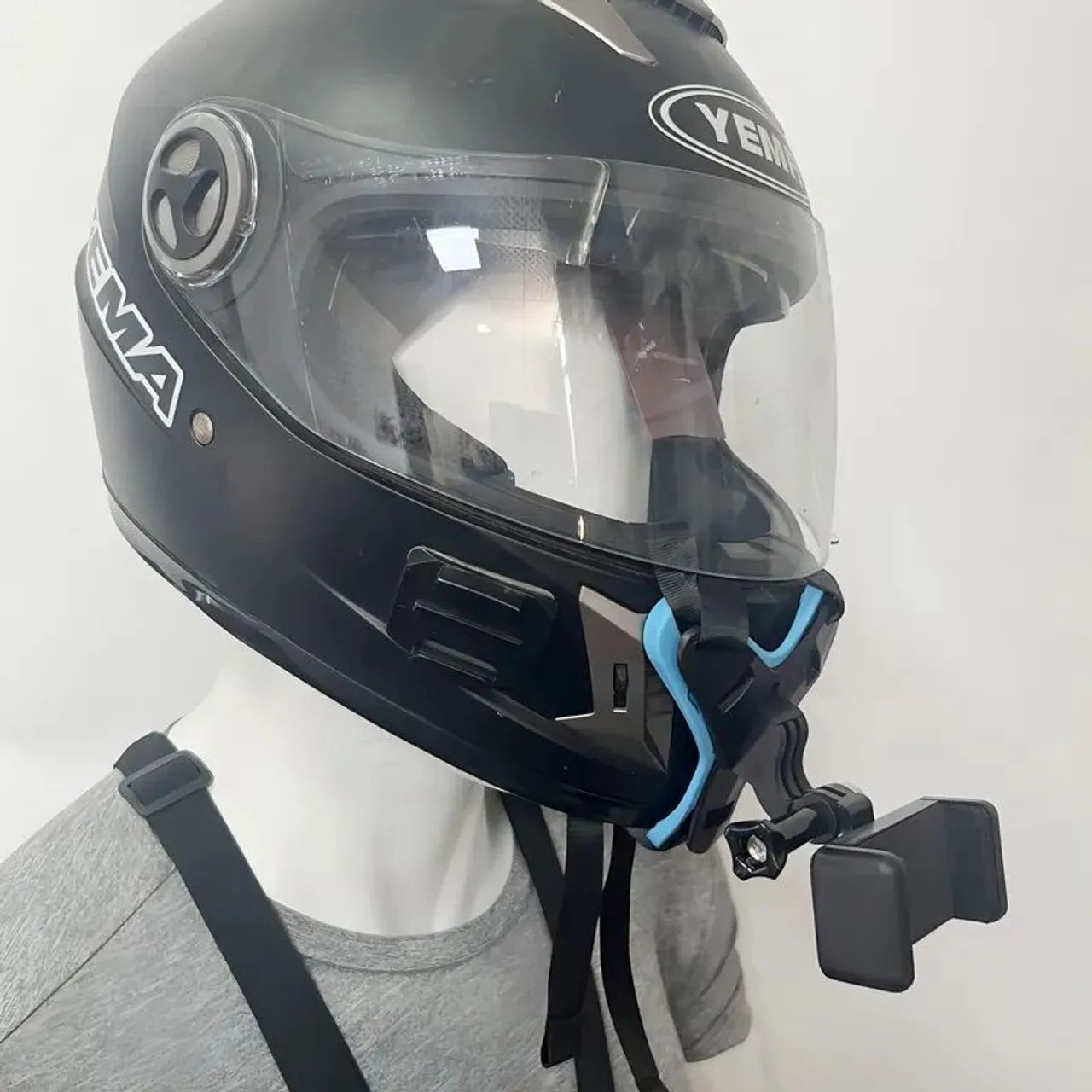Suporte celular capacete moto camera - Foto 2