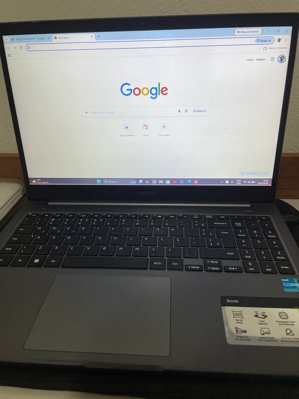 Vendo notebook 