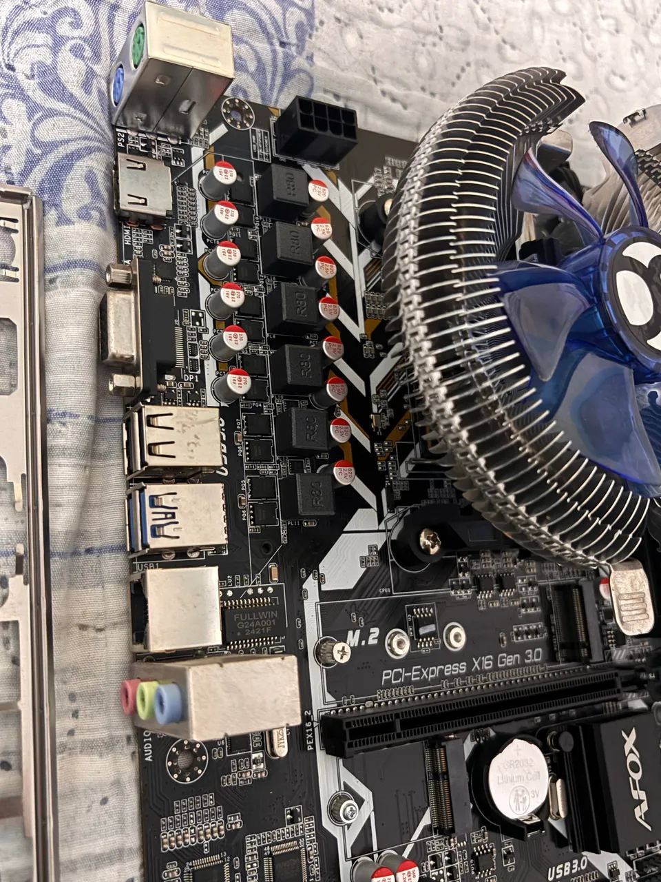 Placa-mãe AFOX + 8GB RAM - Semi-nova - Foto 4