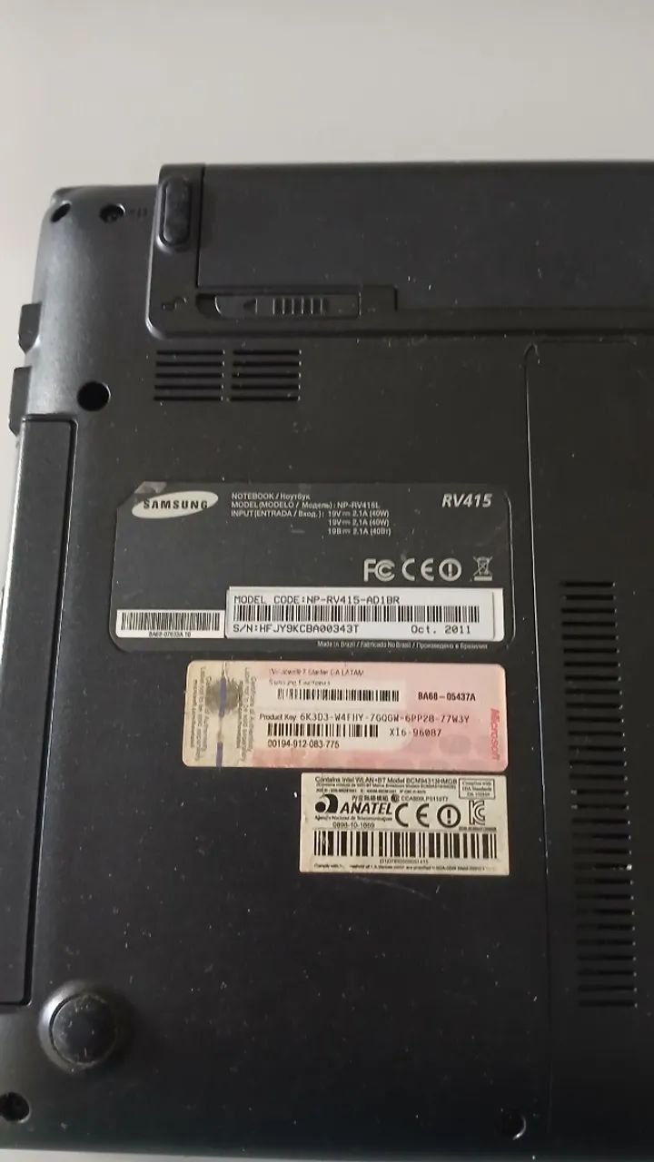 Notebook sansung pra aproveitamento de peças  - Foto 3