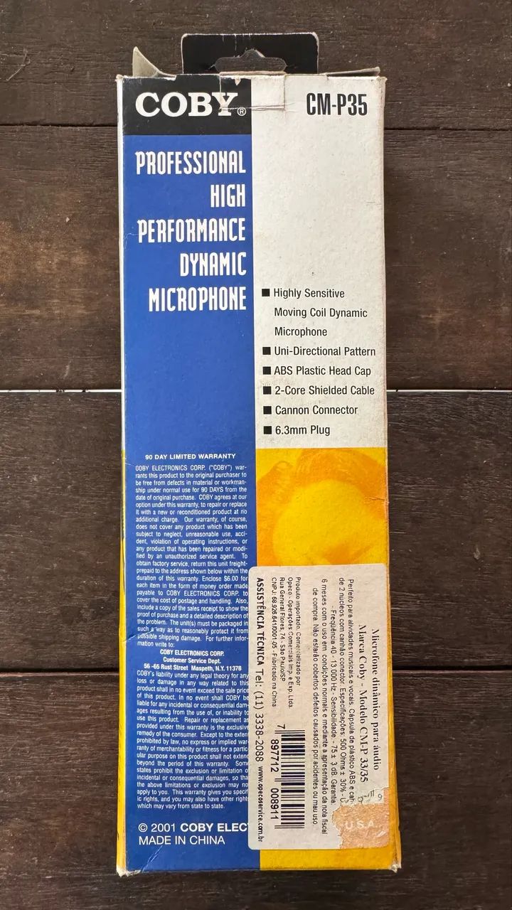 Microfone profissional Coby - Foto 4