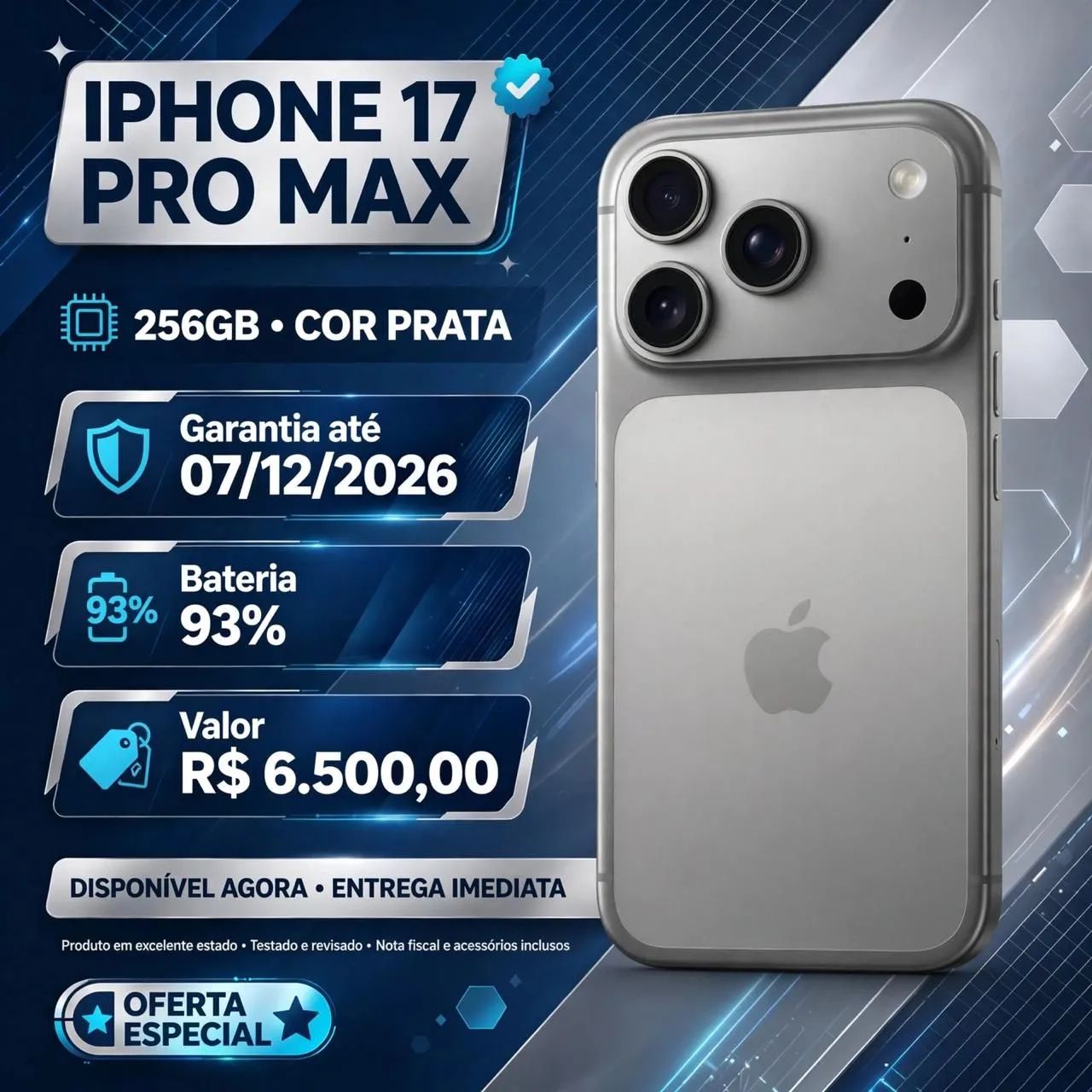 Vendo iPhone 17 PRO Max 256