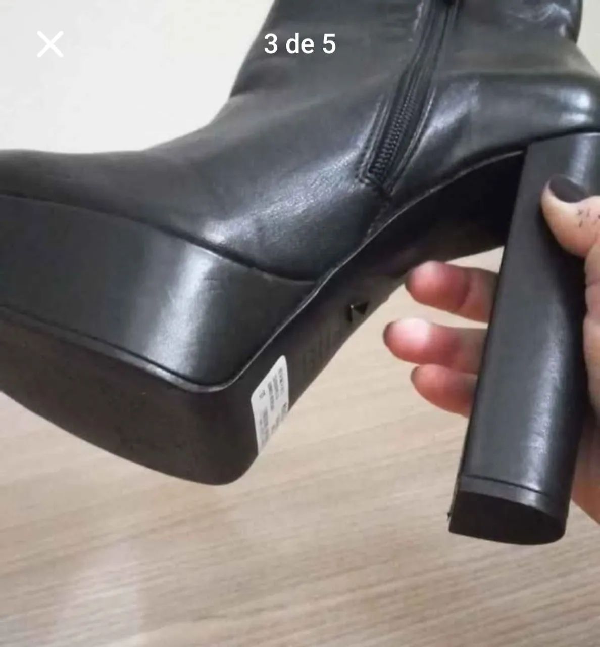 Bota de couro - Foto 3