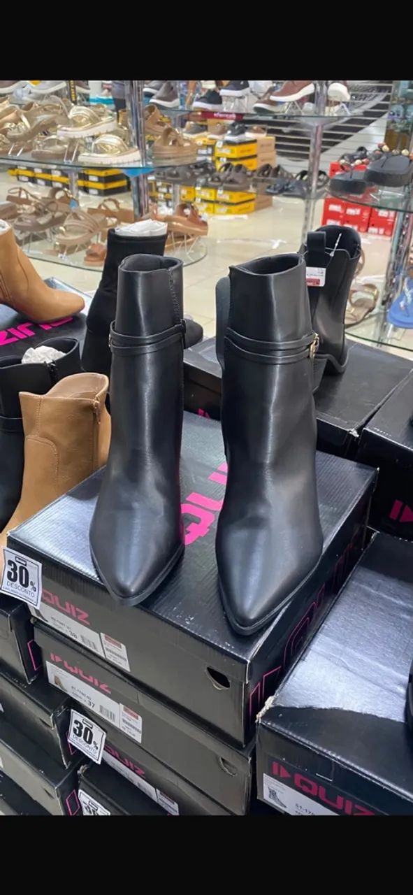 Bota Feminina cano baixo 