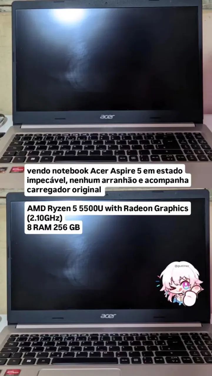 Troco ou Vendo Notebook Acer