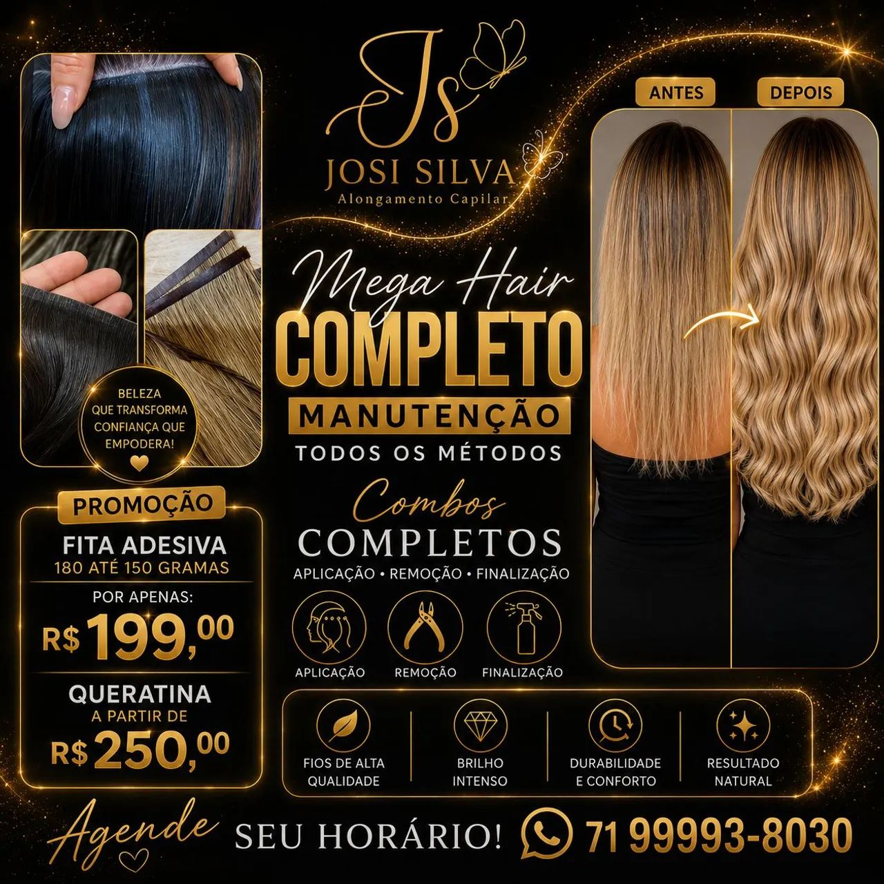Manutenção mega hair - Foto 2