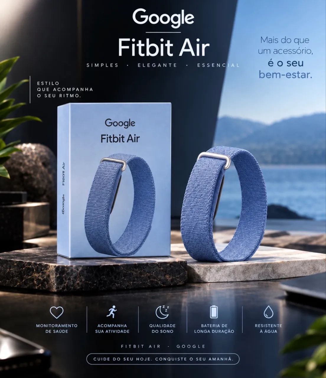 Pulseira inteligente Google Fitbit 