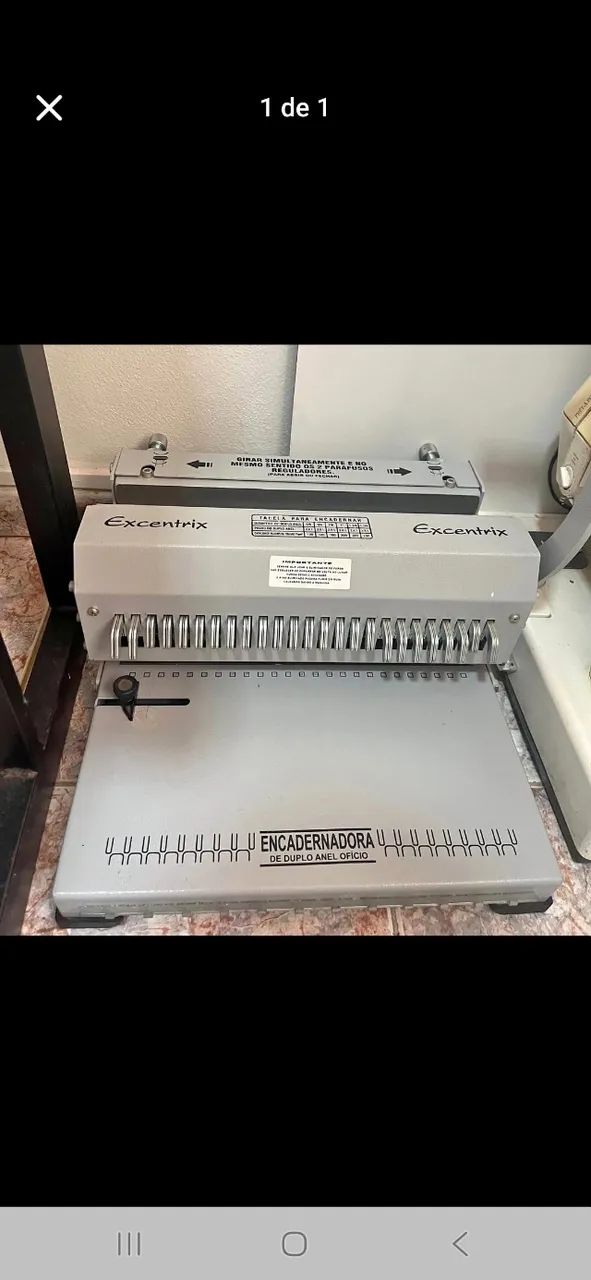 Encadernadora excêntrix 