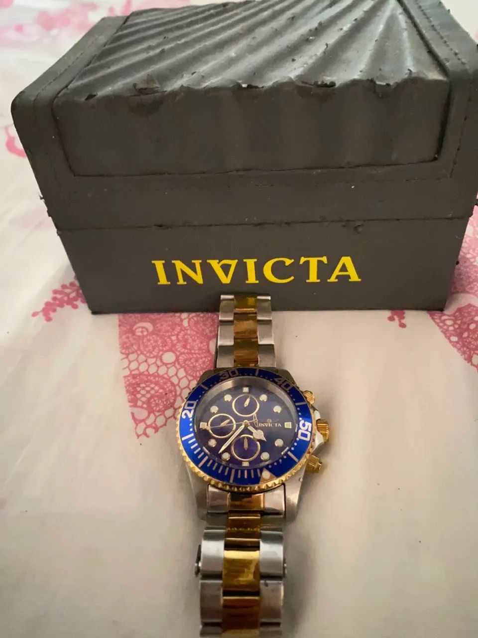 relógio invicta dourado novo - Foto 3