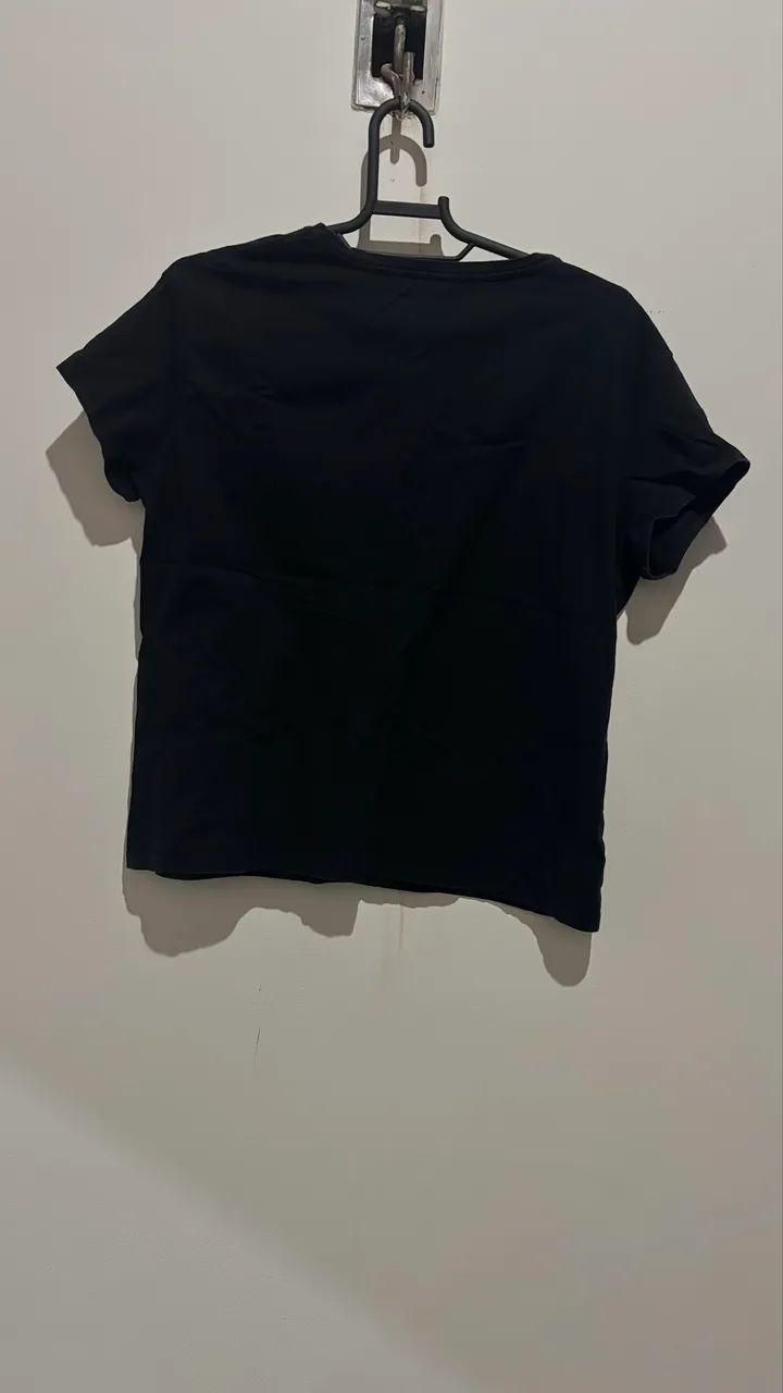 blusa estampado com ?sororidade? (usada) - Foto 2