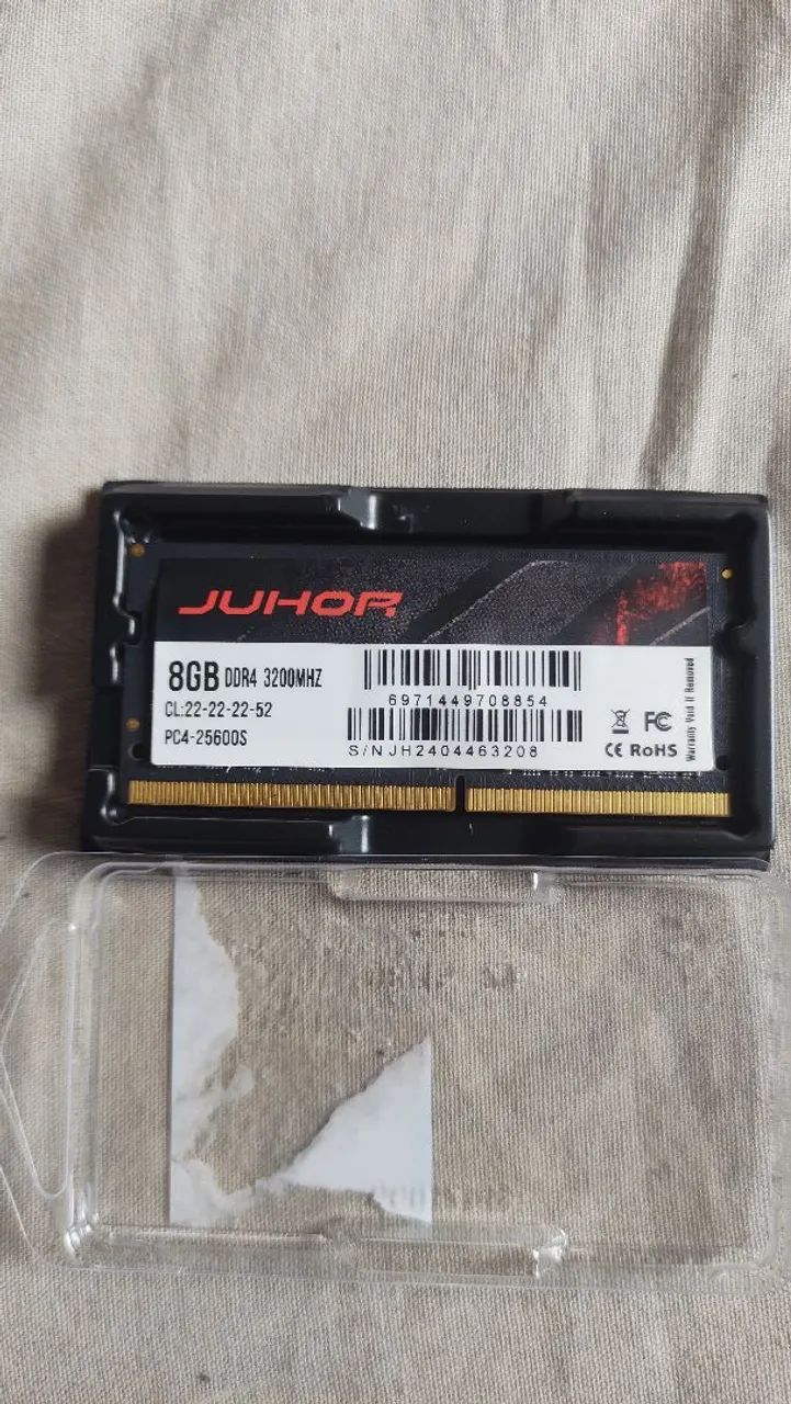 Memória Ram DDR4 Juhor 8GB 3200 MHz - Notebook 