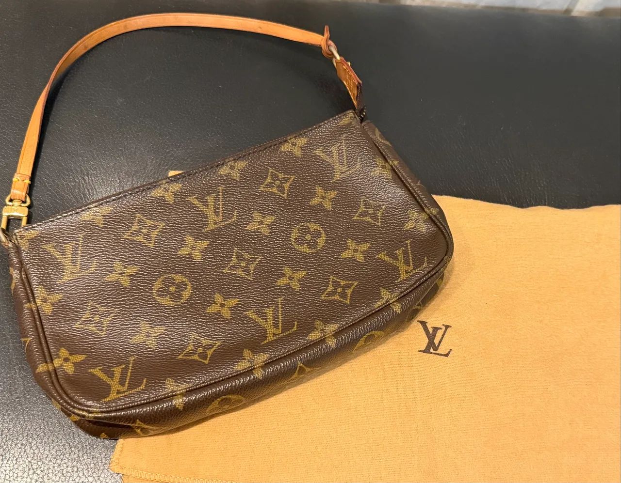 Bolsa Louis Vuitton Pochette Accessoires Original Monogram 2002