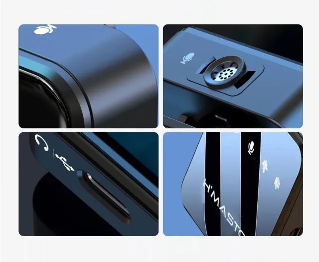 Microfone Lapela Sem Fio Usb C Hmaston - Foto 4